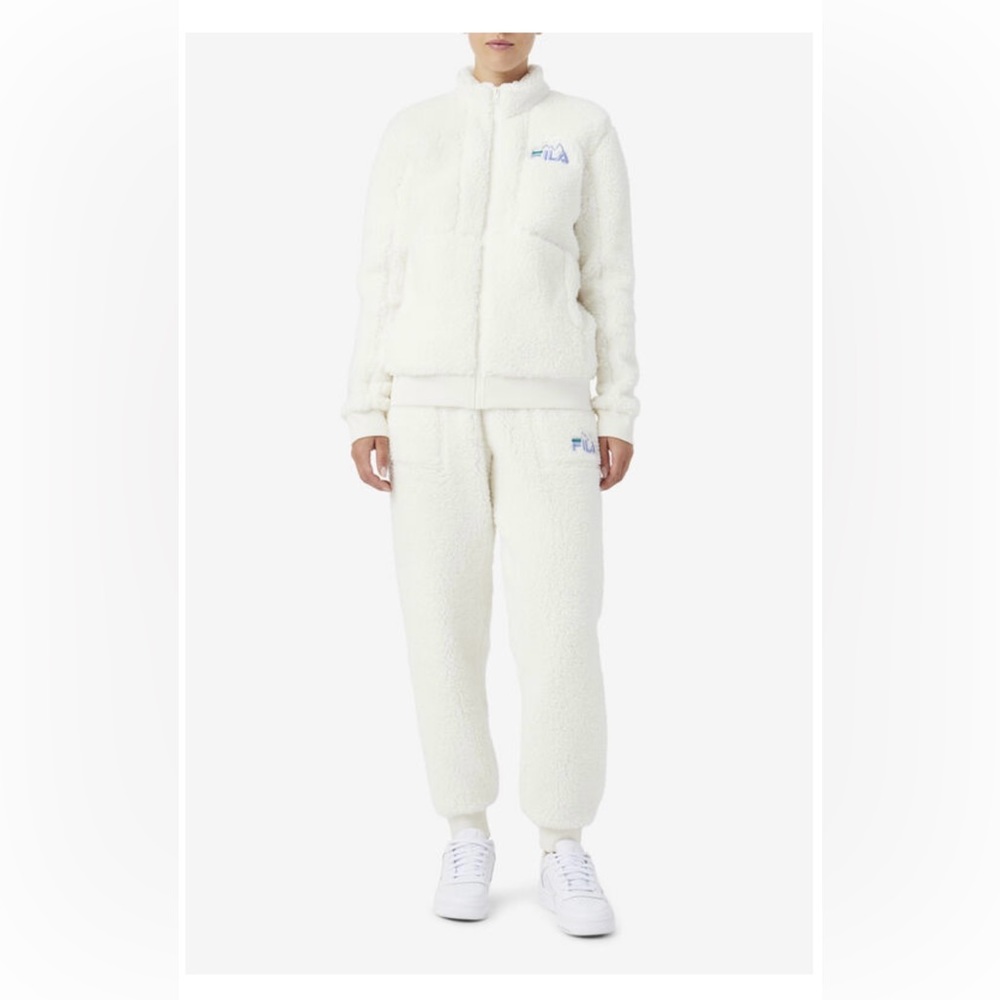 Womens FILA Freyja Sherpa matching set NWT